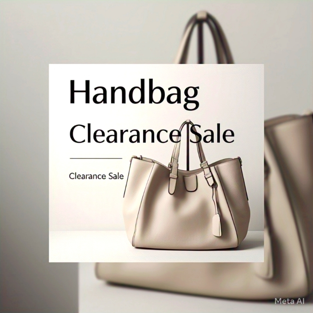 HANDBAG CLEARANCE SHOW